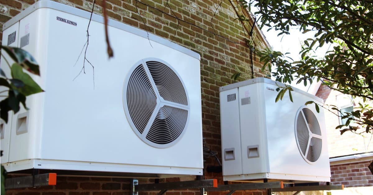 Air Source Heat Pump installed
