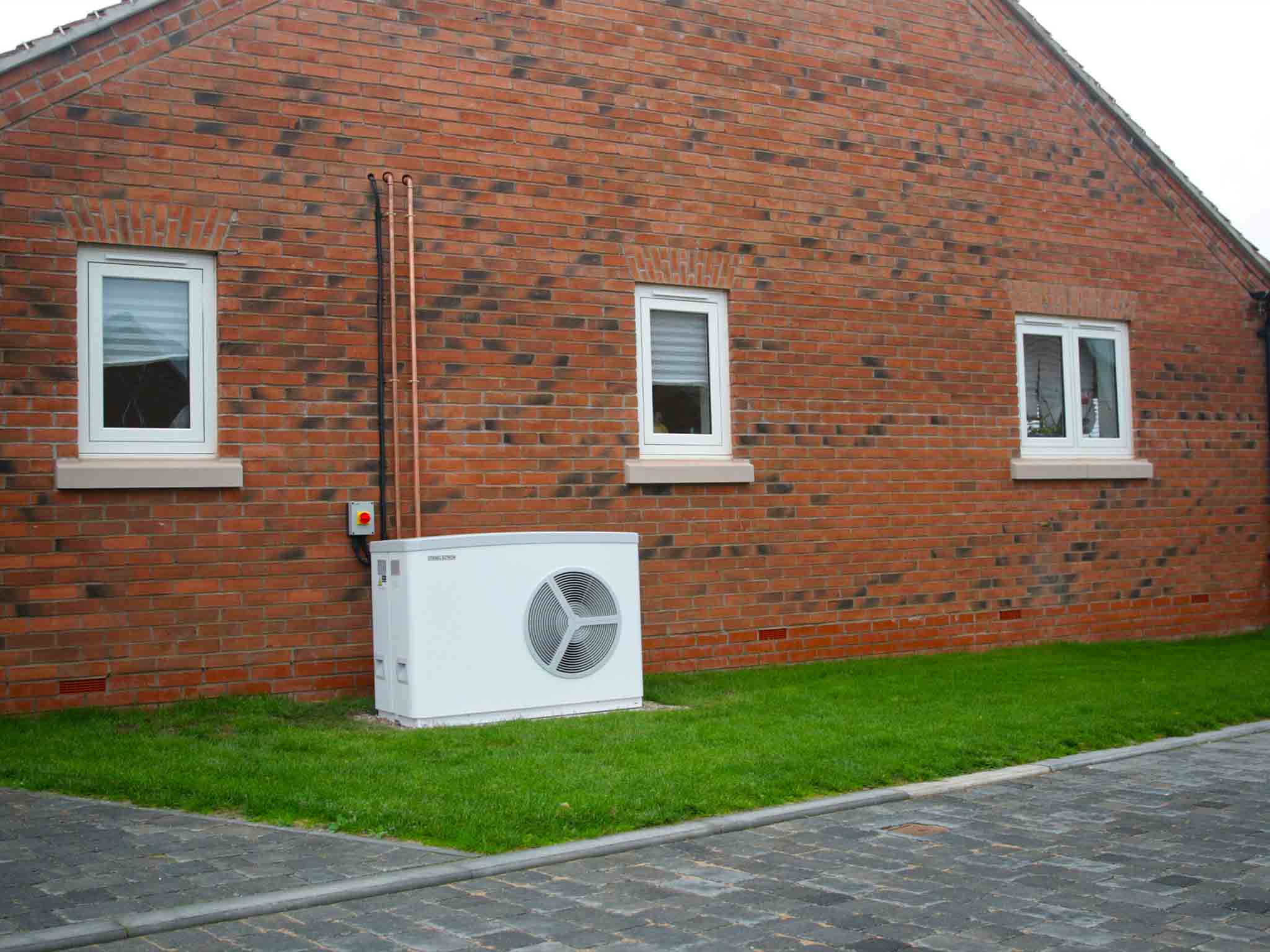 Air Source Heat Pump UK home