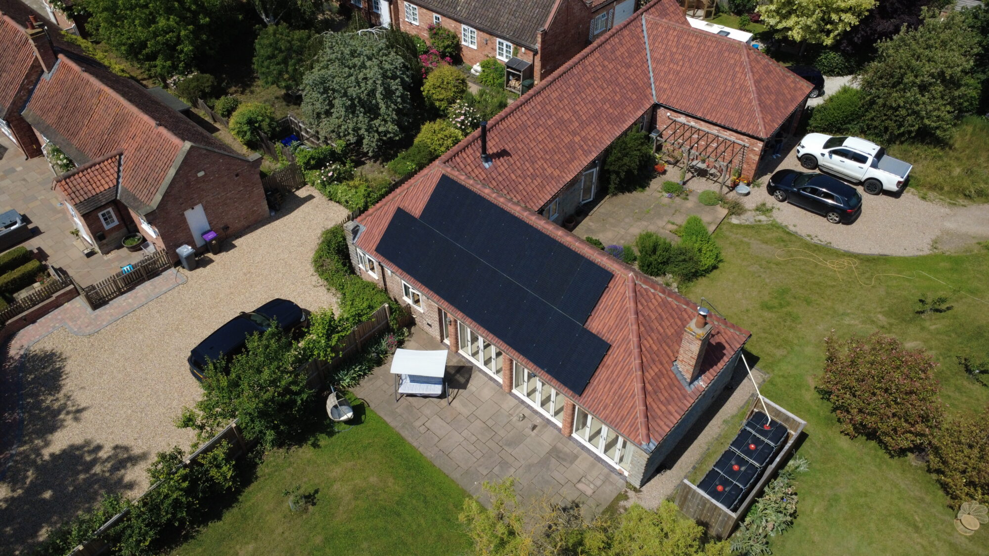 Matt Powick solar installation drone