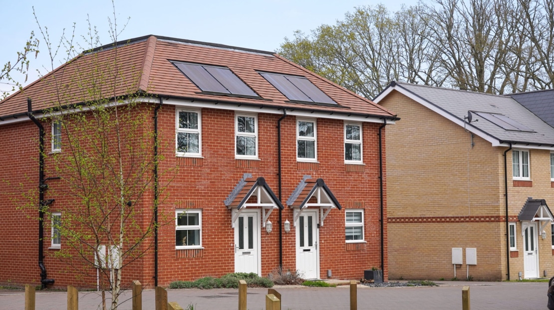 uk homes with solar panels