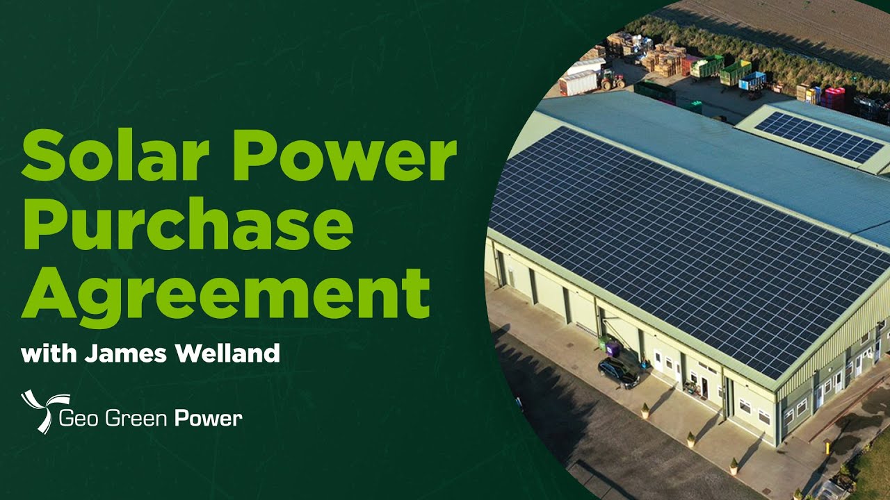 Solar power purchase agreement