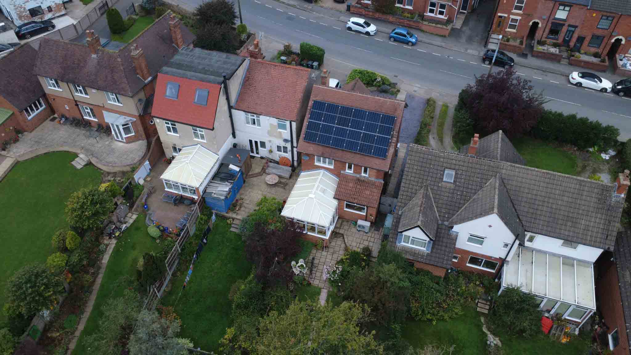 home with solar