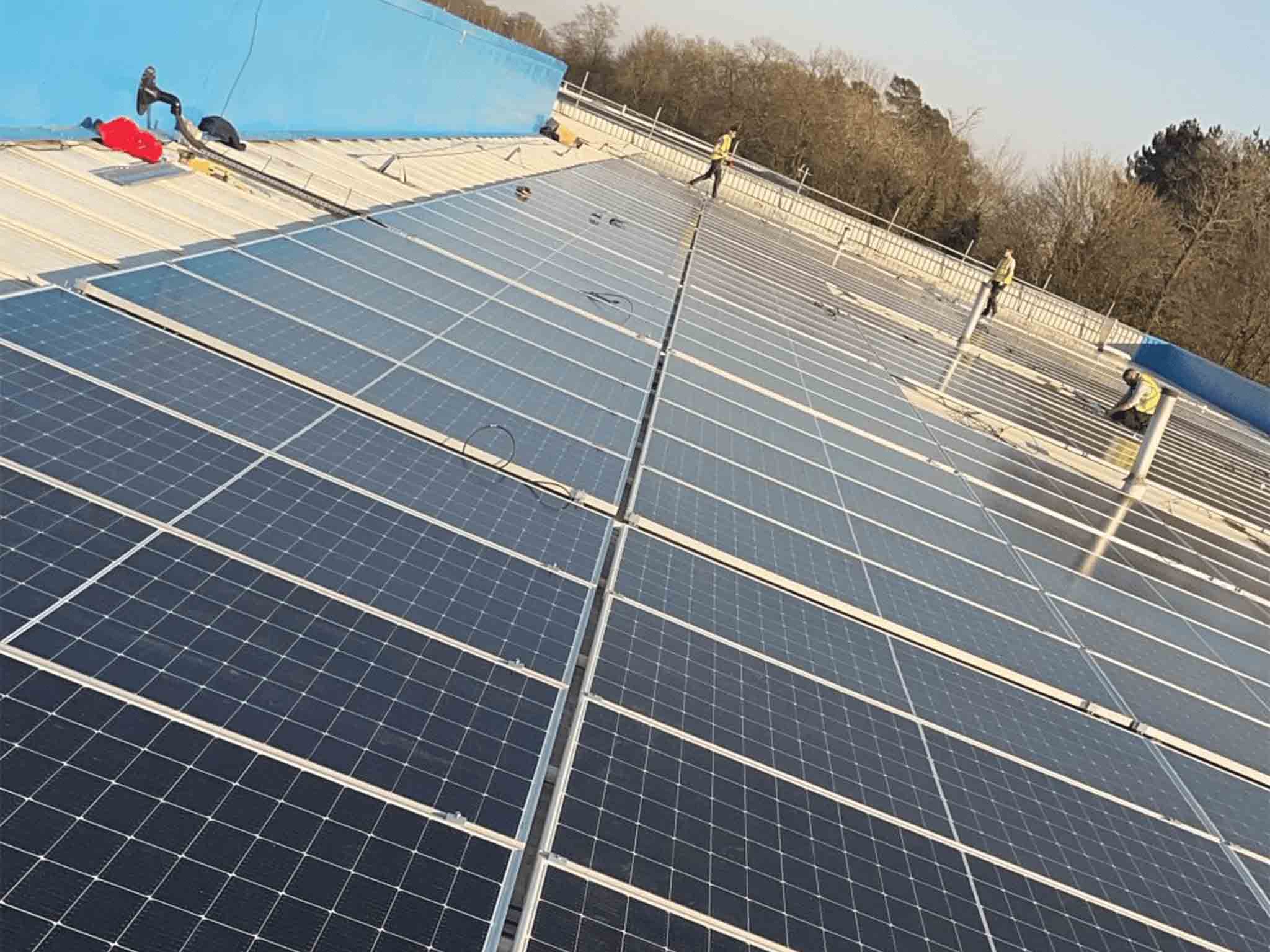 BMW Norwich solar installation