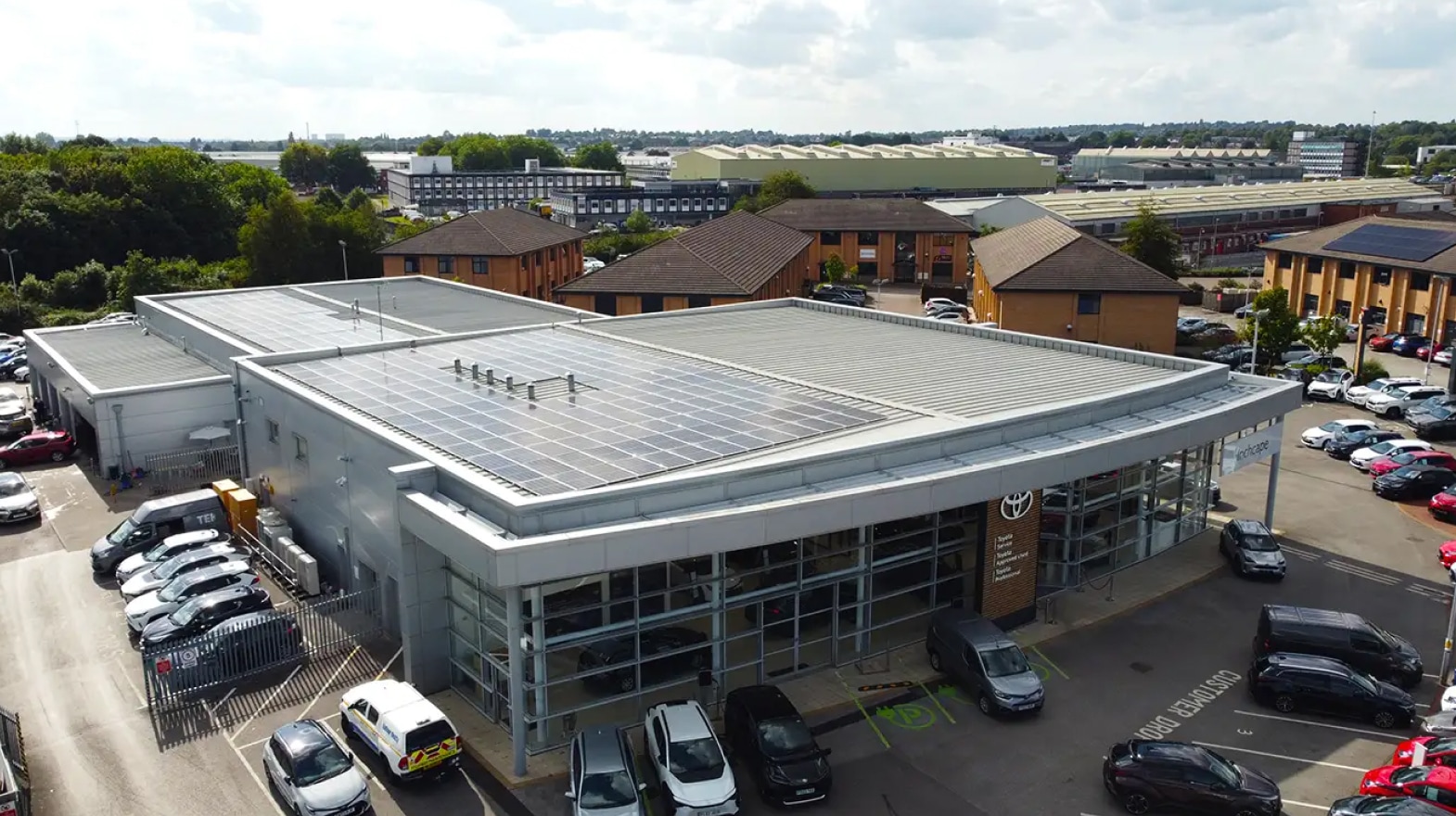 solar at retail park