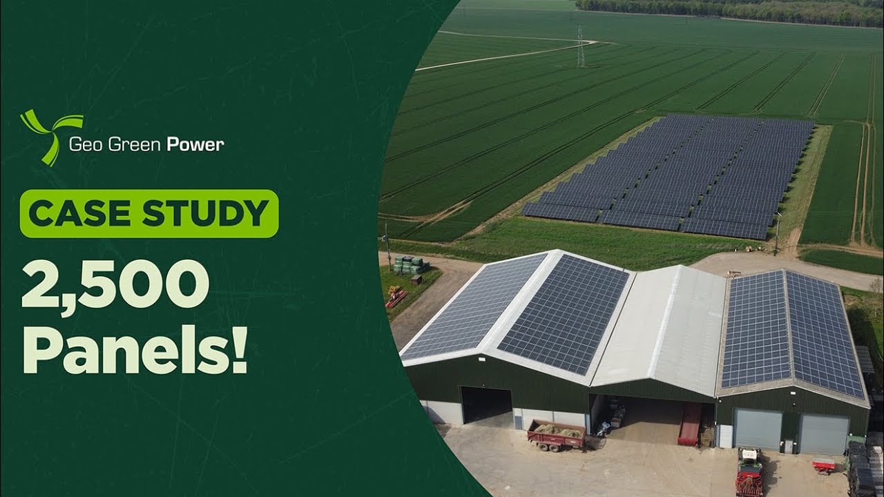 BIG Solar Install with 2500 Panels on Roof and Ground Mount | Geo Green Power