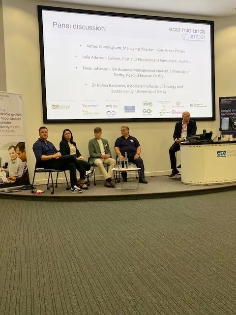 James Cunningham at the University of Derby