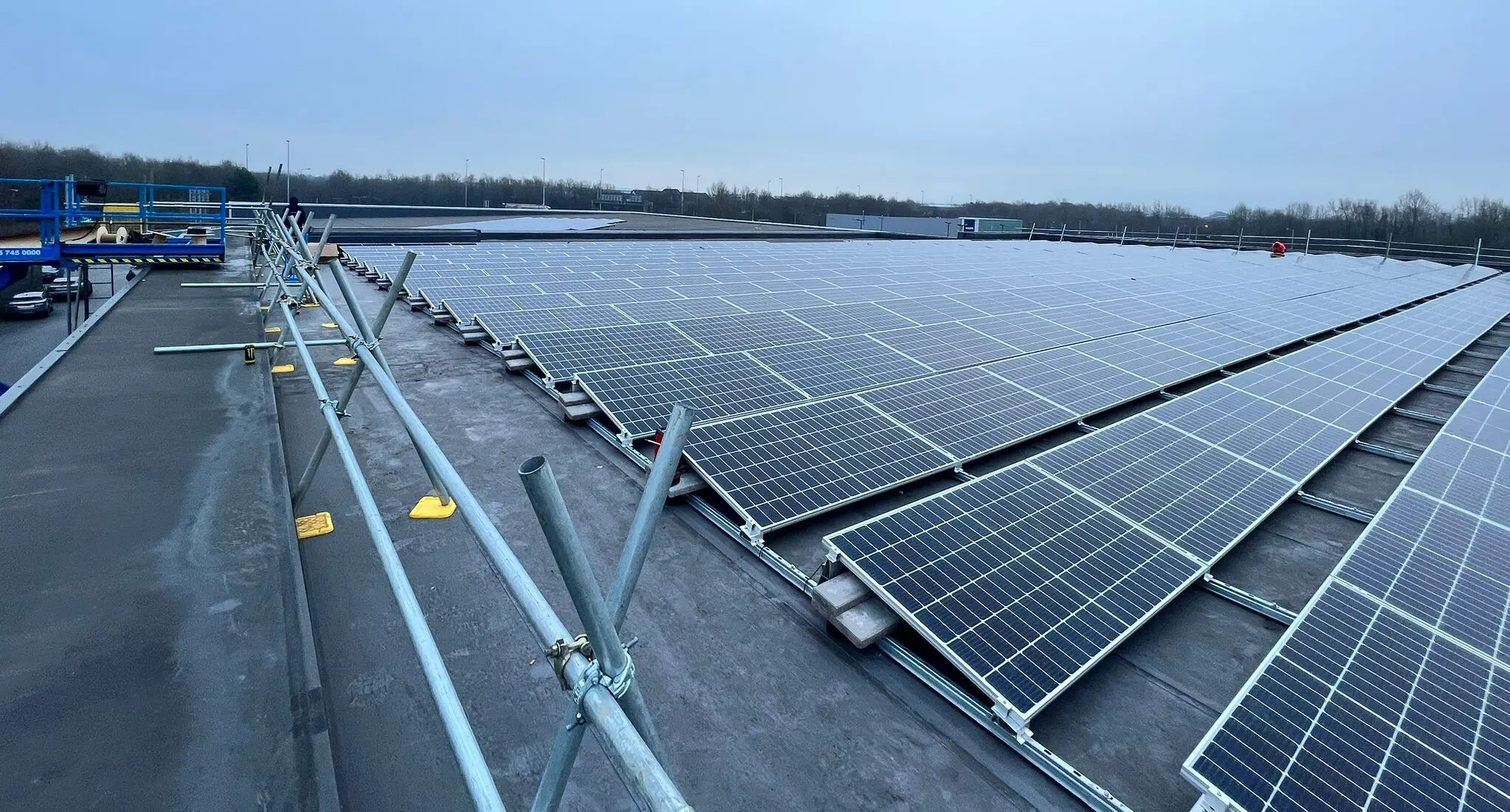Solar panels at JLR Preston