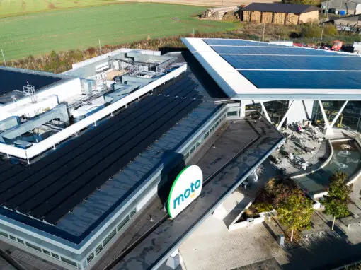 shot of the solar PV system