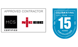 Geo Green Power celebrate 15 years as NICEIC approved contractors