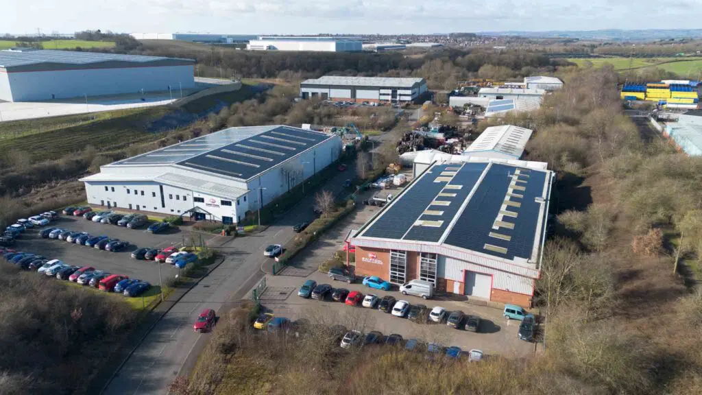 commercial solar panels on buildings