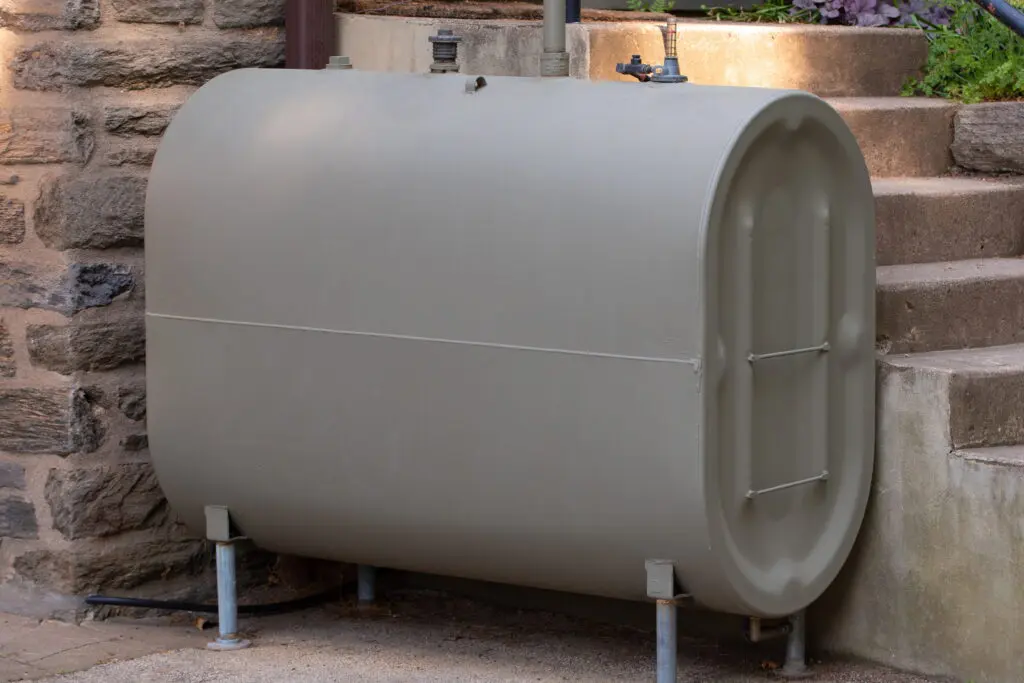 home heating oil tank