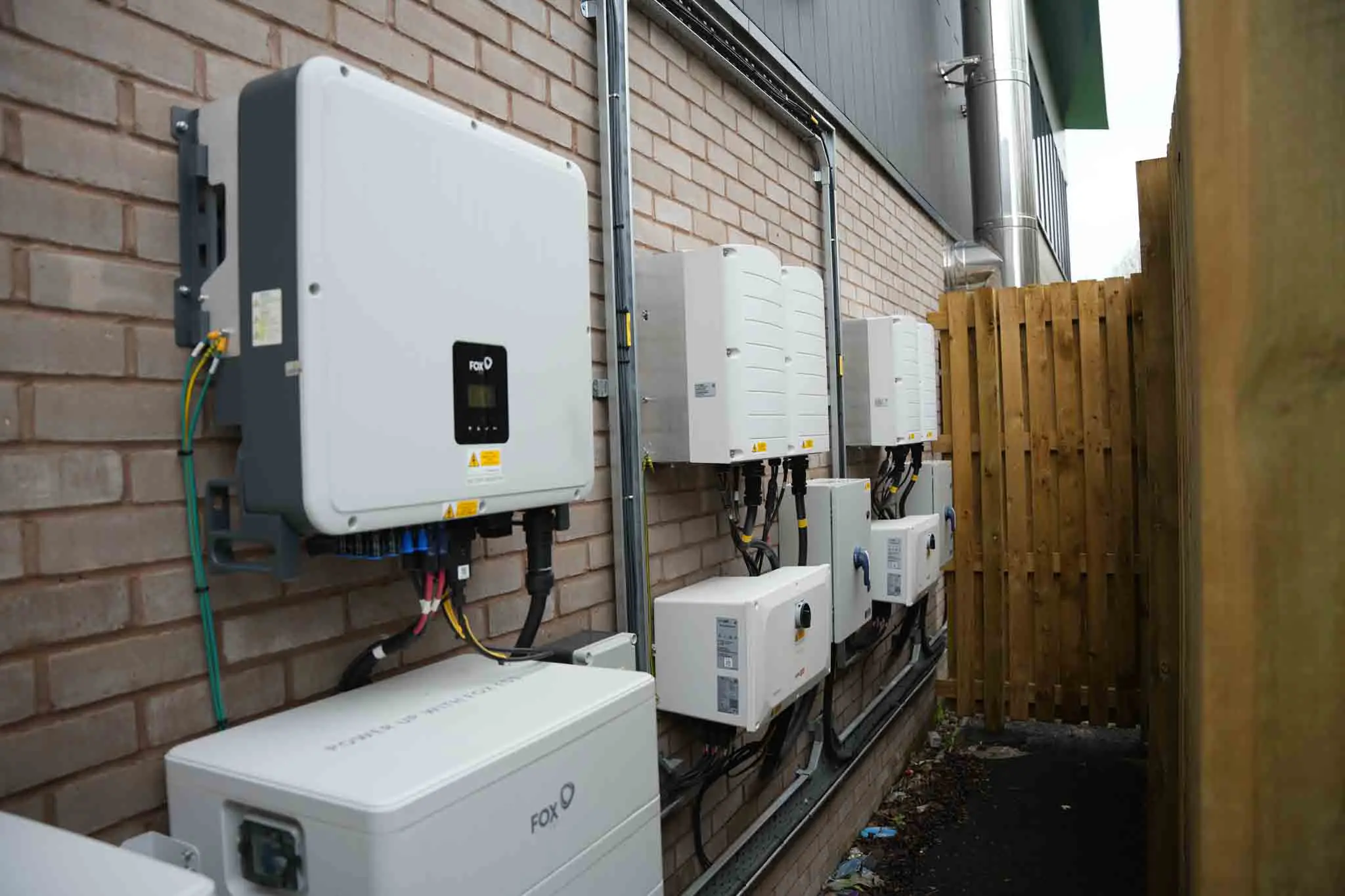 commercial solar batteries at leisure centre 