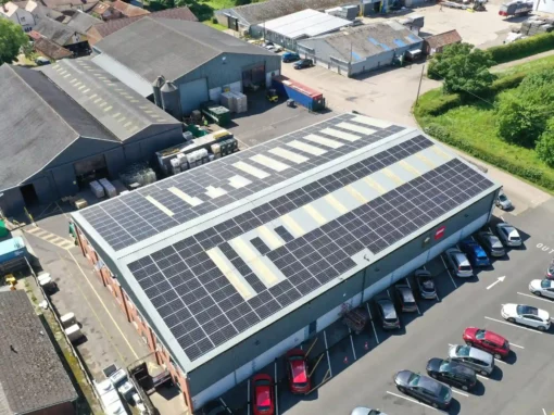 solar panels at Rapala