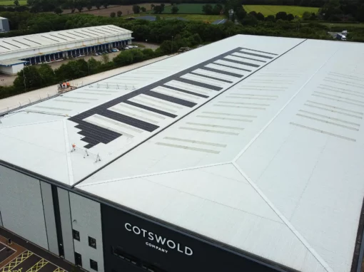 angle of Cotswold Company roof
