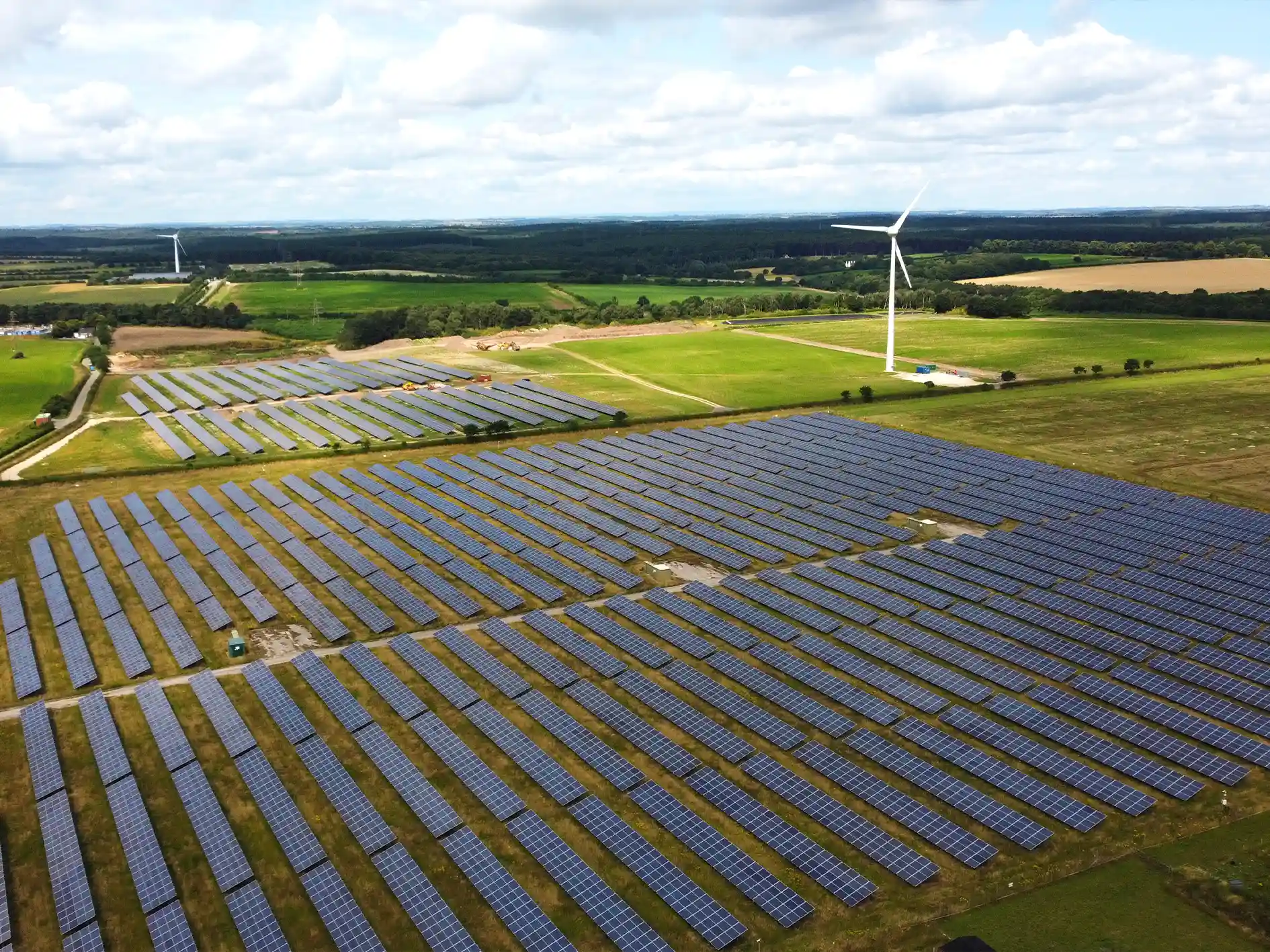 Farm 8 Ground mounted solar array
