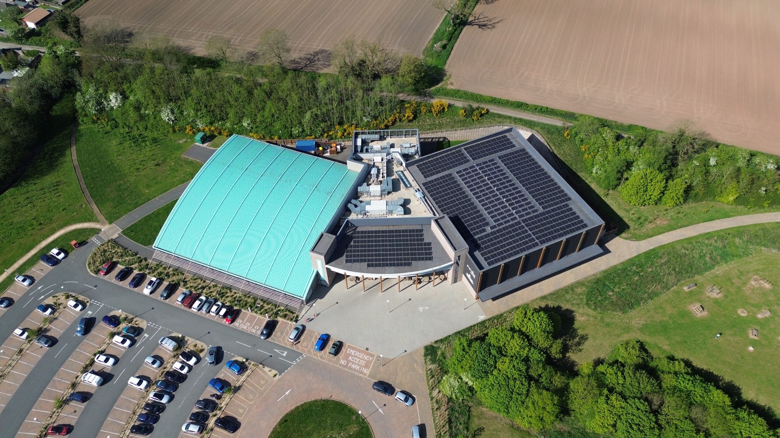194kWp solar PV system at Whitwick & Coalville Leisure Centre