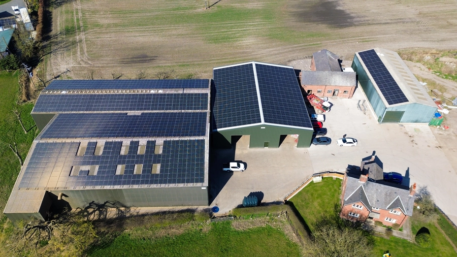 commercial solar on farm