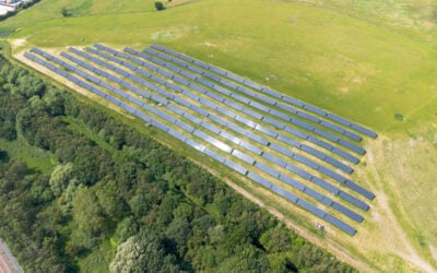ground mount solar at Croft Farm