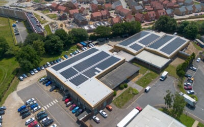 solar PV install at Fluke