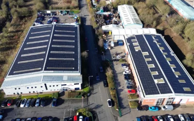 commercial solar install