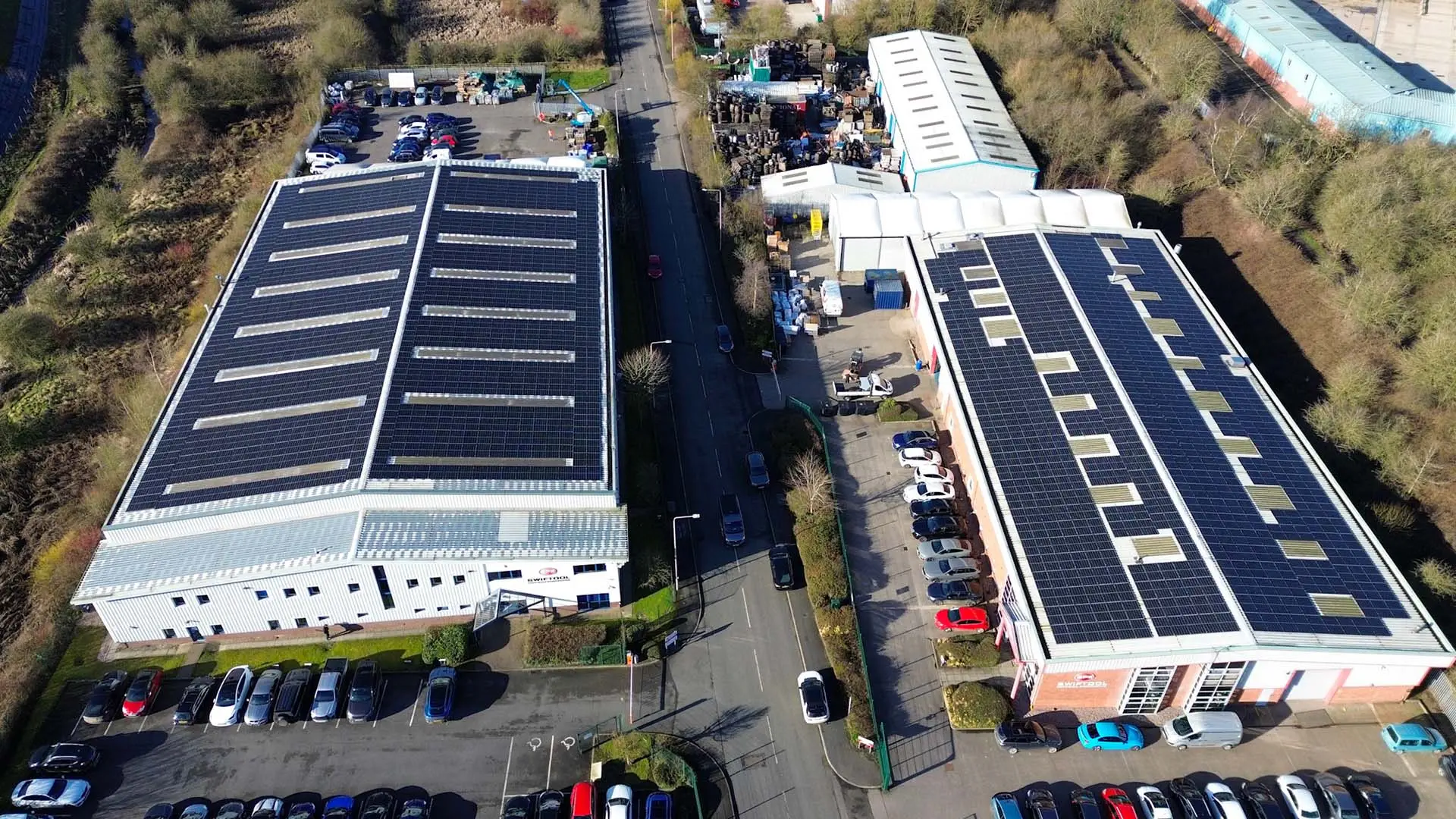 commercial solar install