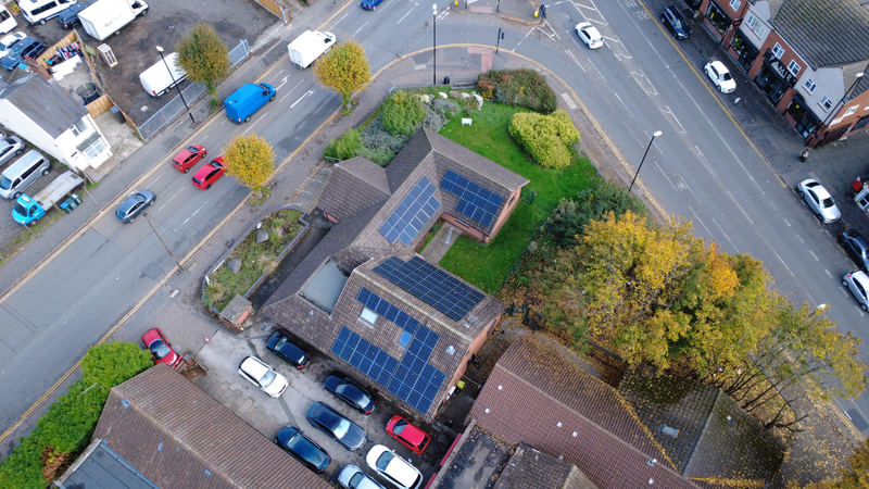 Solar PV at Coventry surgey