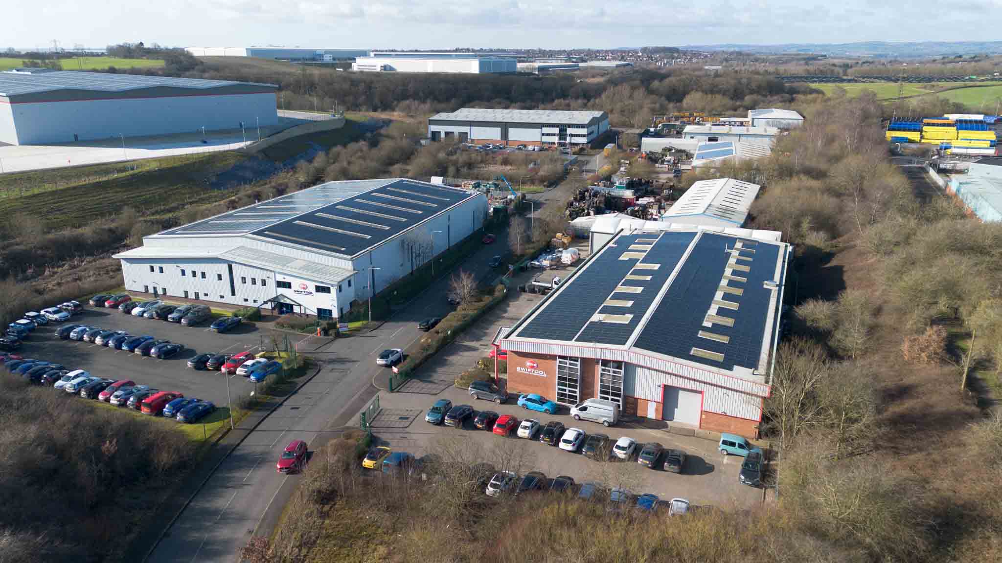 commercial solar panels on buildings