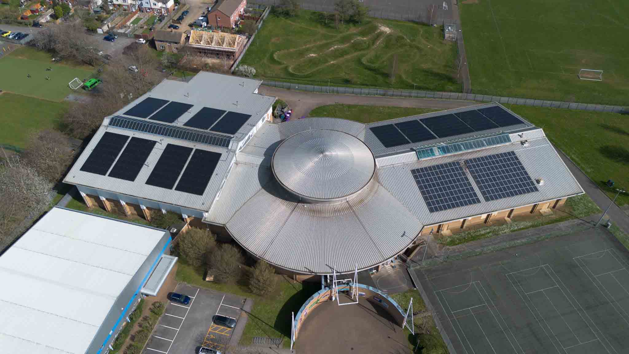 commercial solar panel installation