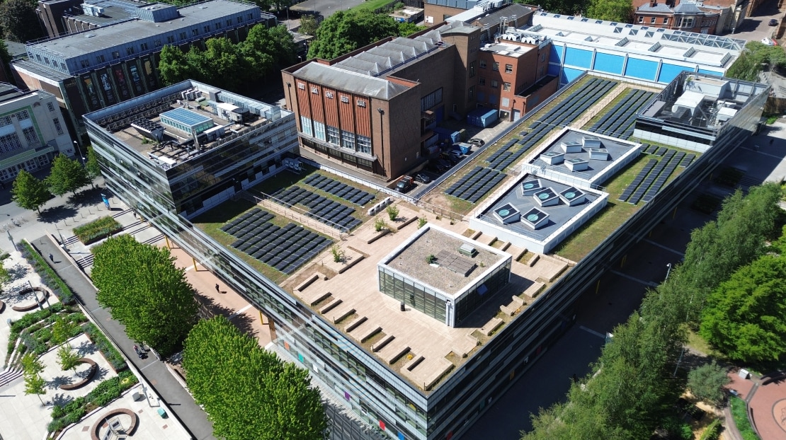commercial solar on university