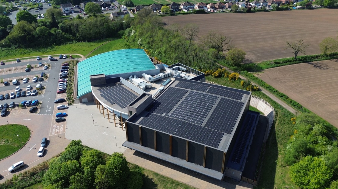 commercial solar on leisure centre