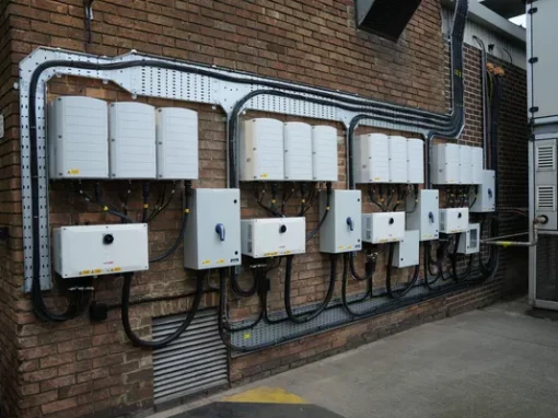 Solar PV inverters for a large factory