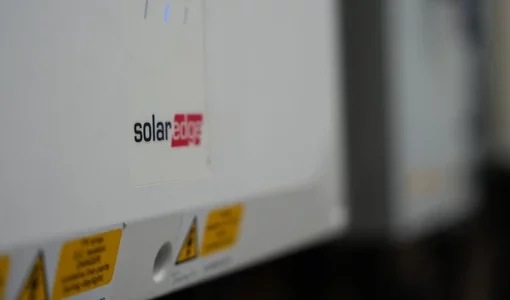 SolarEdge Inverter at large industrial site