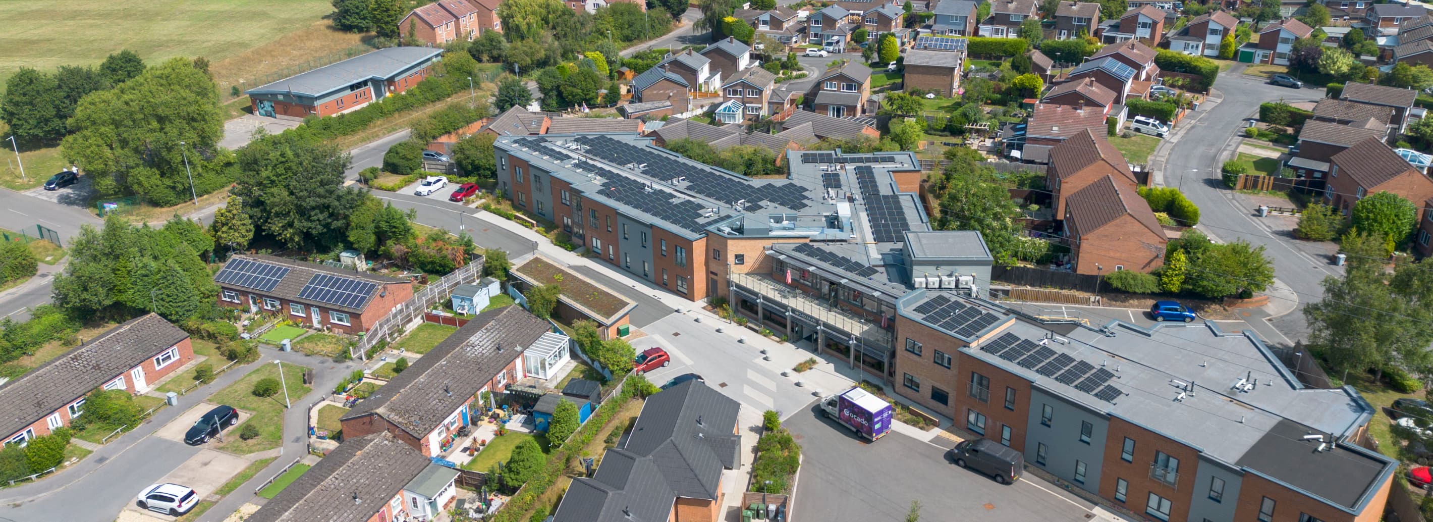 healthcare building with solar