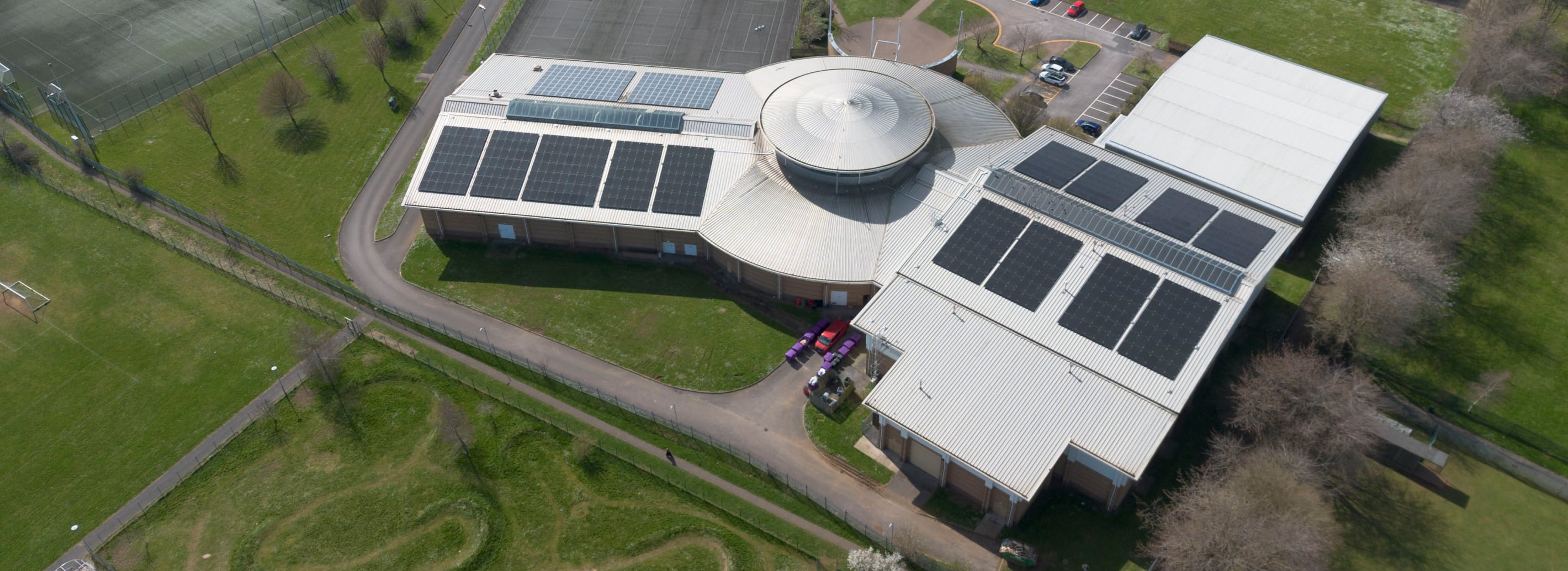 solar install for hospitality building