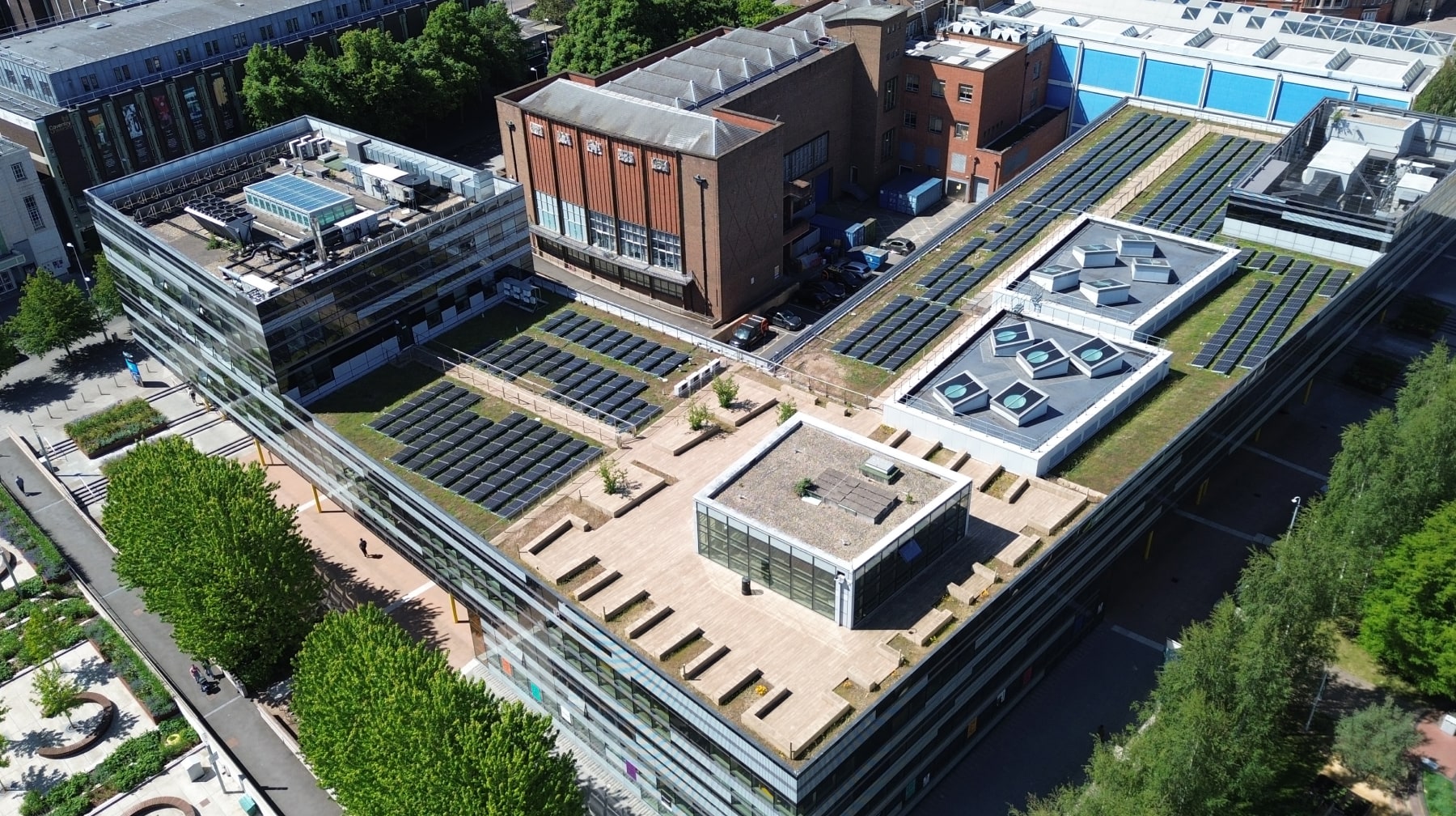 solar installation for Coventry University