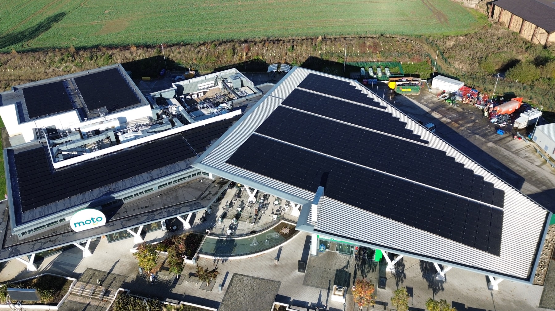 solar install for moto hospitality