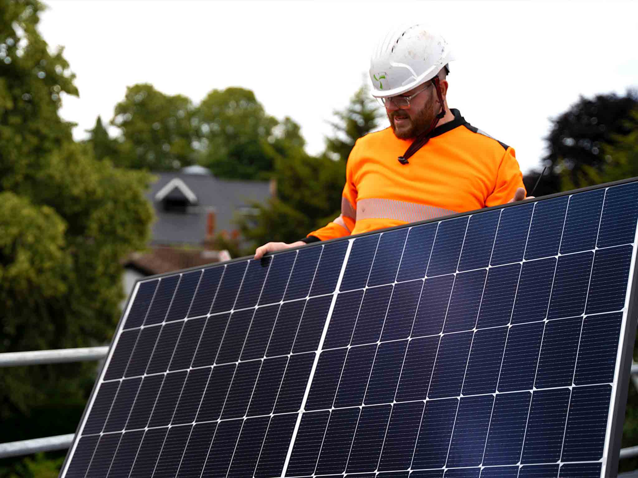geo green power solar installation