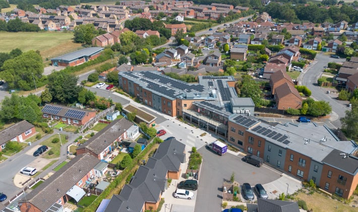 solar on uk healthcare building