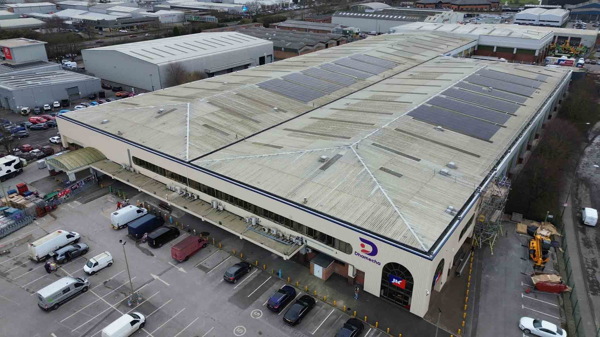 solar installation for food manufacturer
