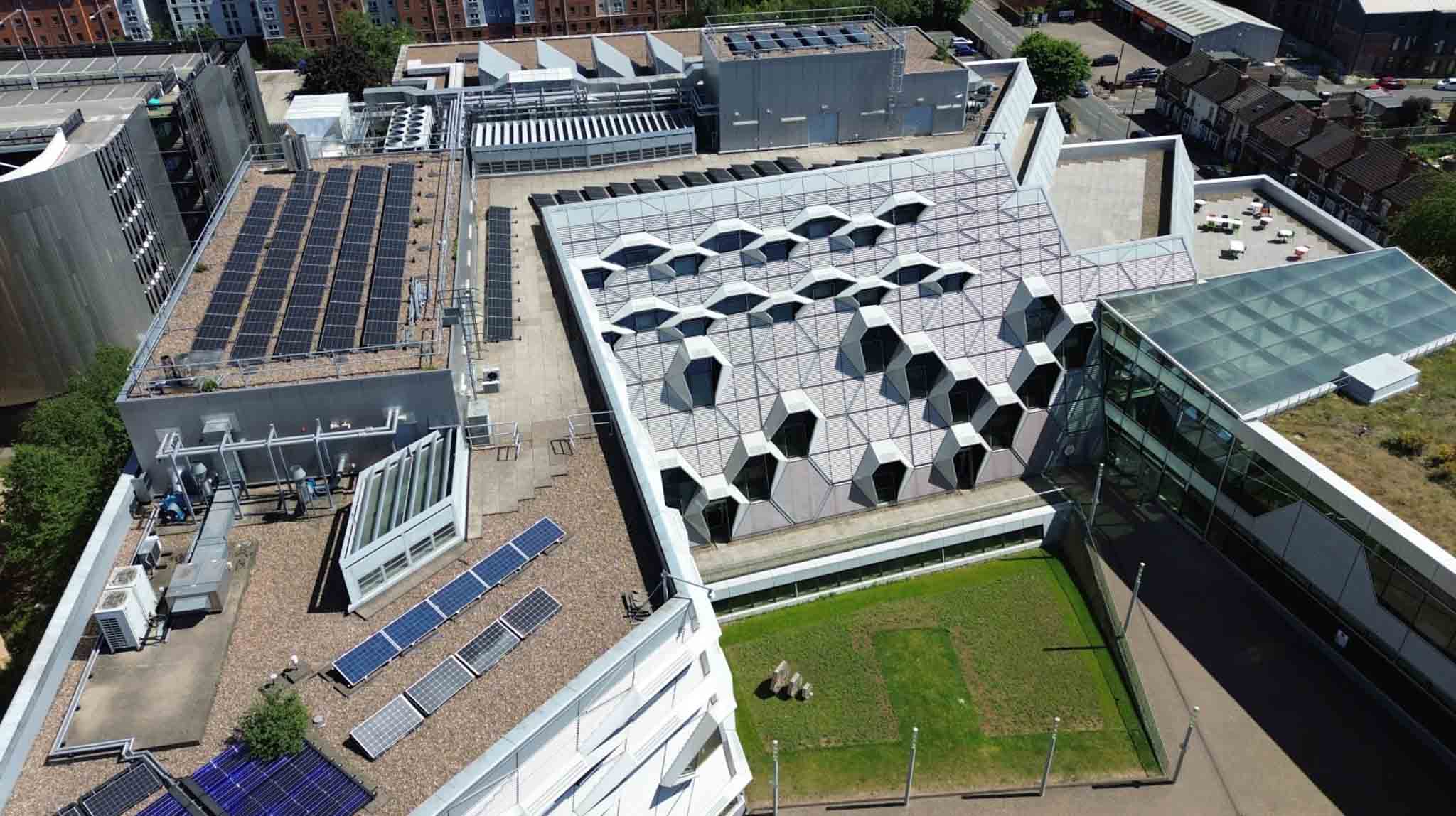 solar install for coventry university