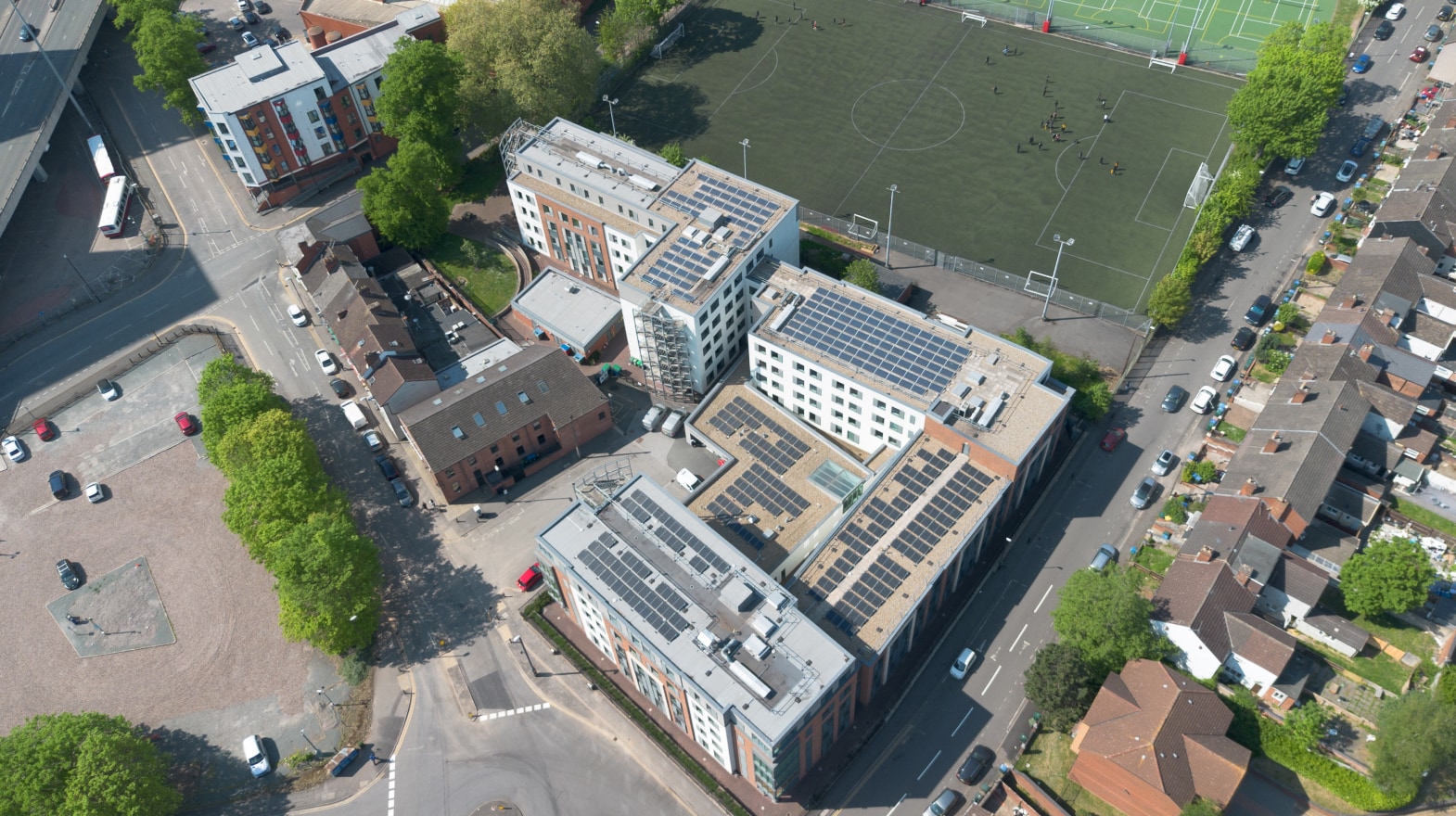 coventry university with solar panels