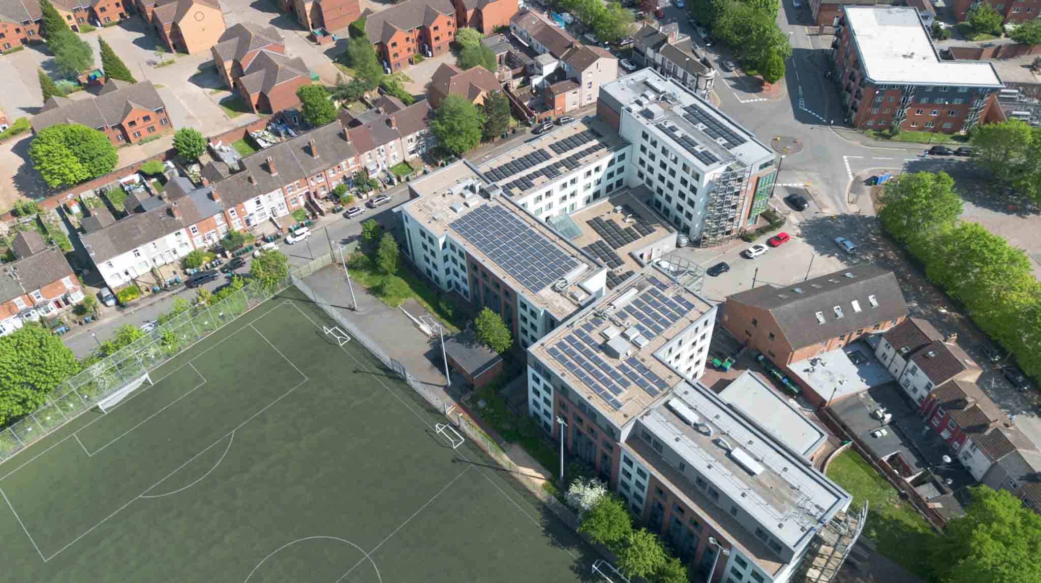 geo green power installed solar for coventry university