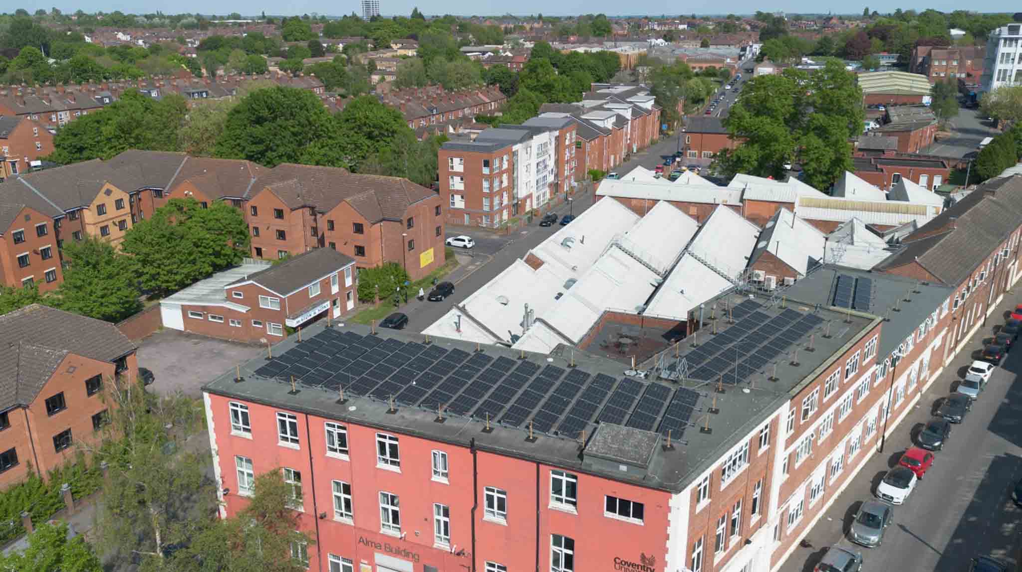 solar on coventry university campus