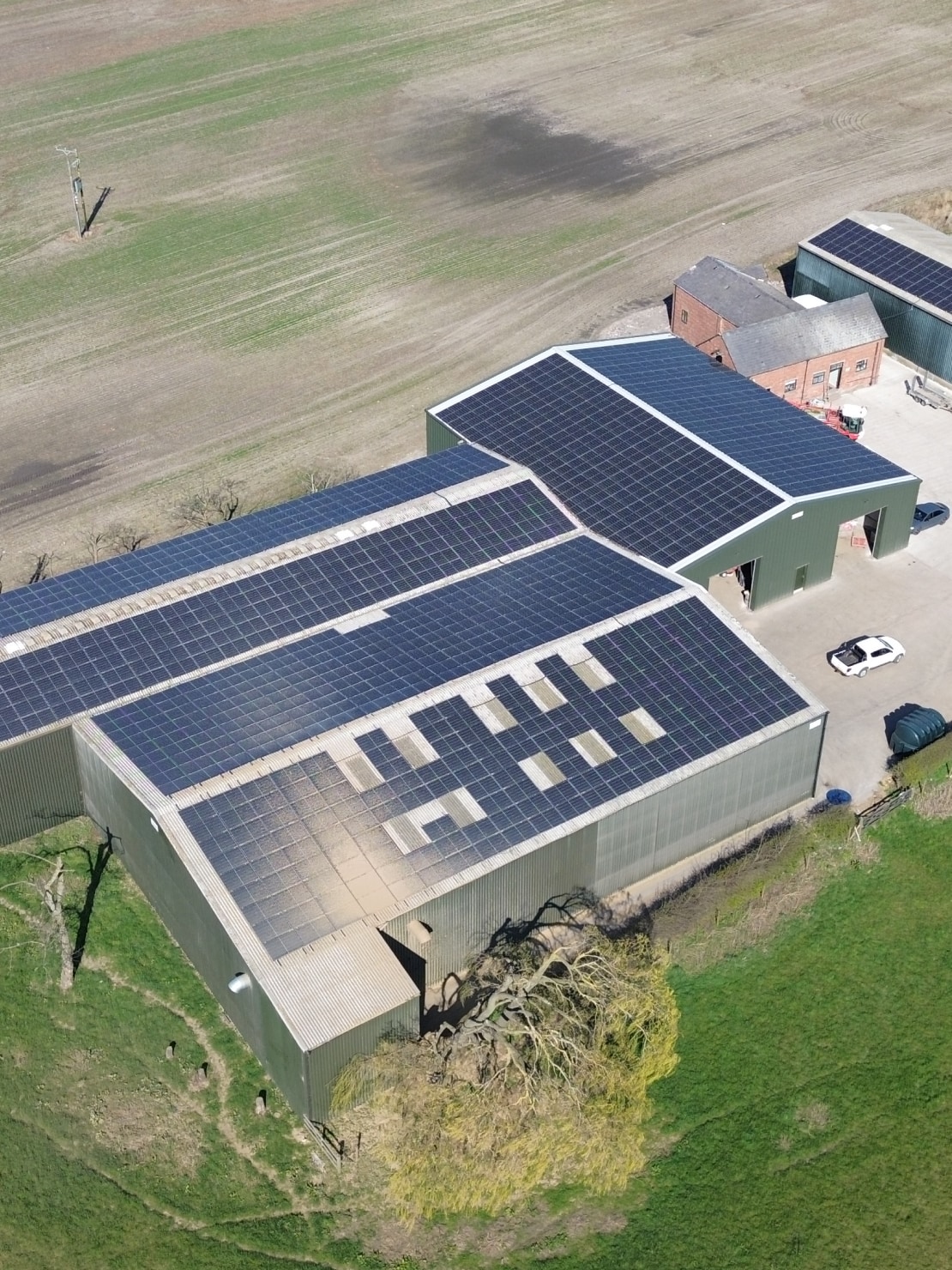 agriculture building with solar