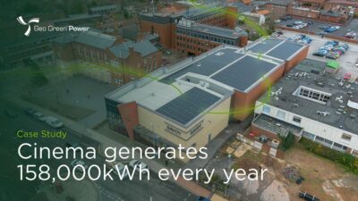 Solar for a cinema in worksop