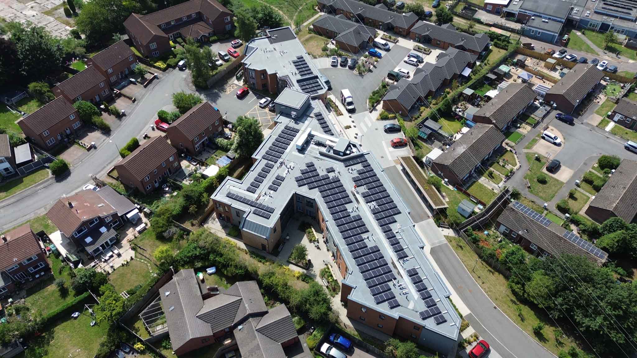 Solar installation for care home
