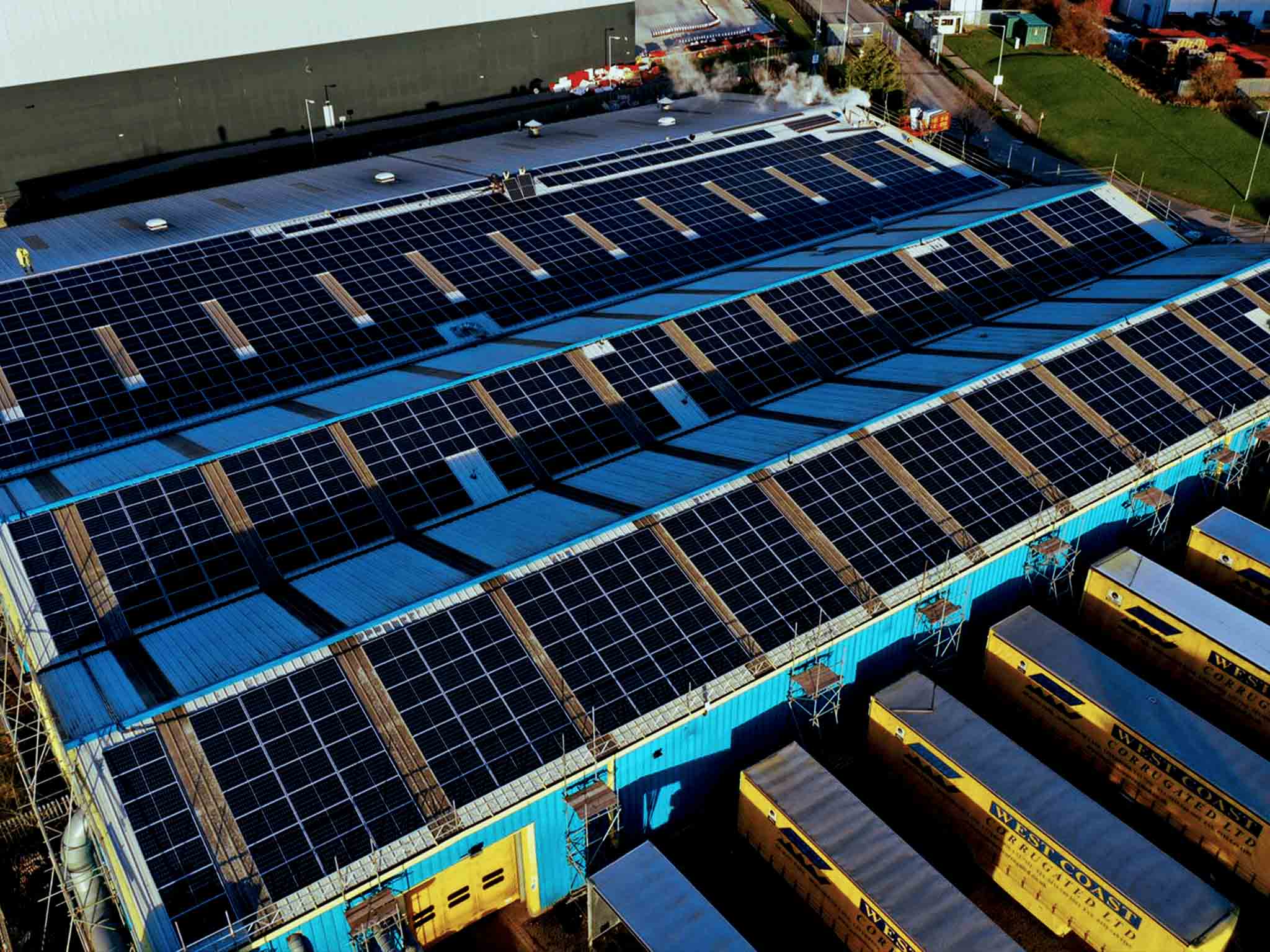 commercial solar installation in Liverpool