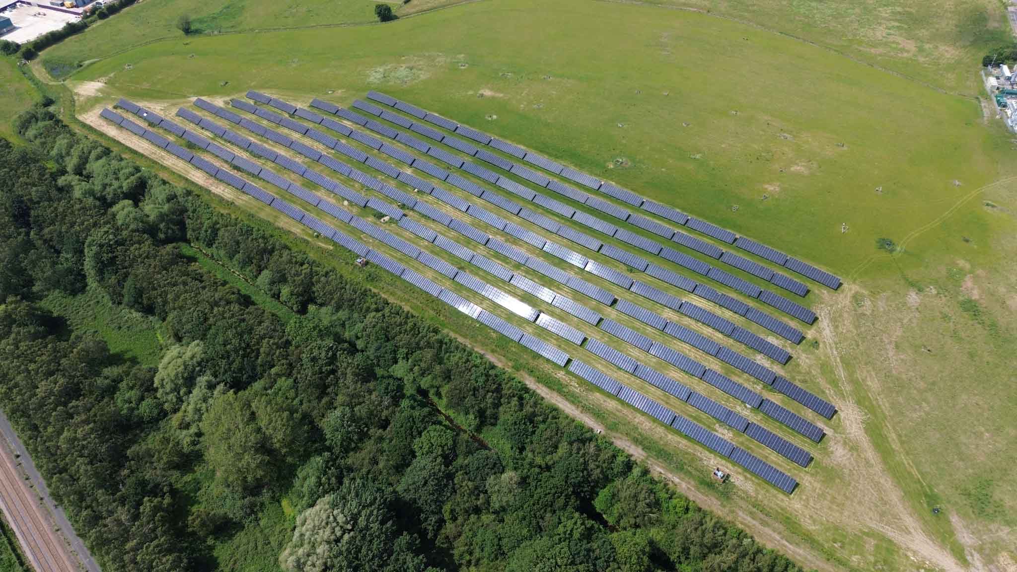 Ground mount solar for farm