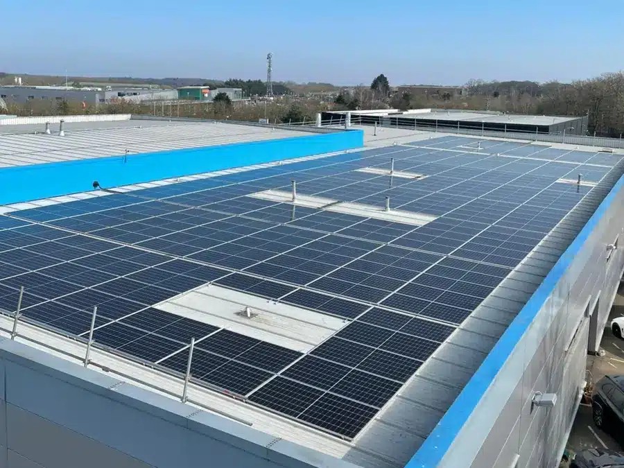 Solar installation for car dealership