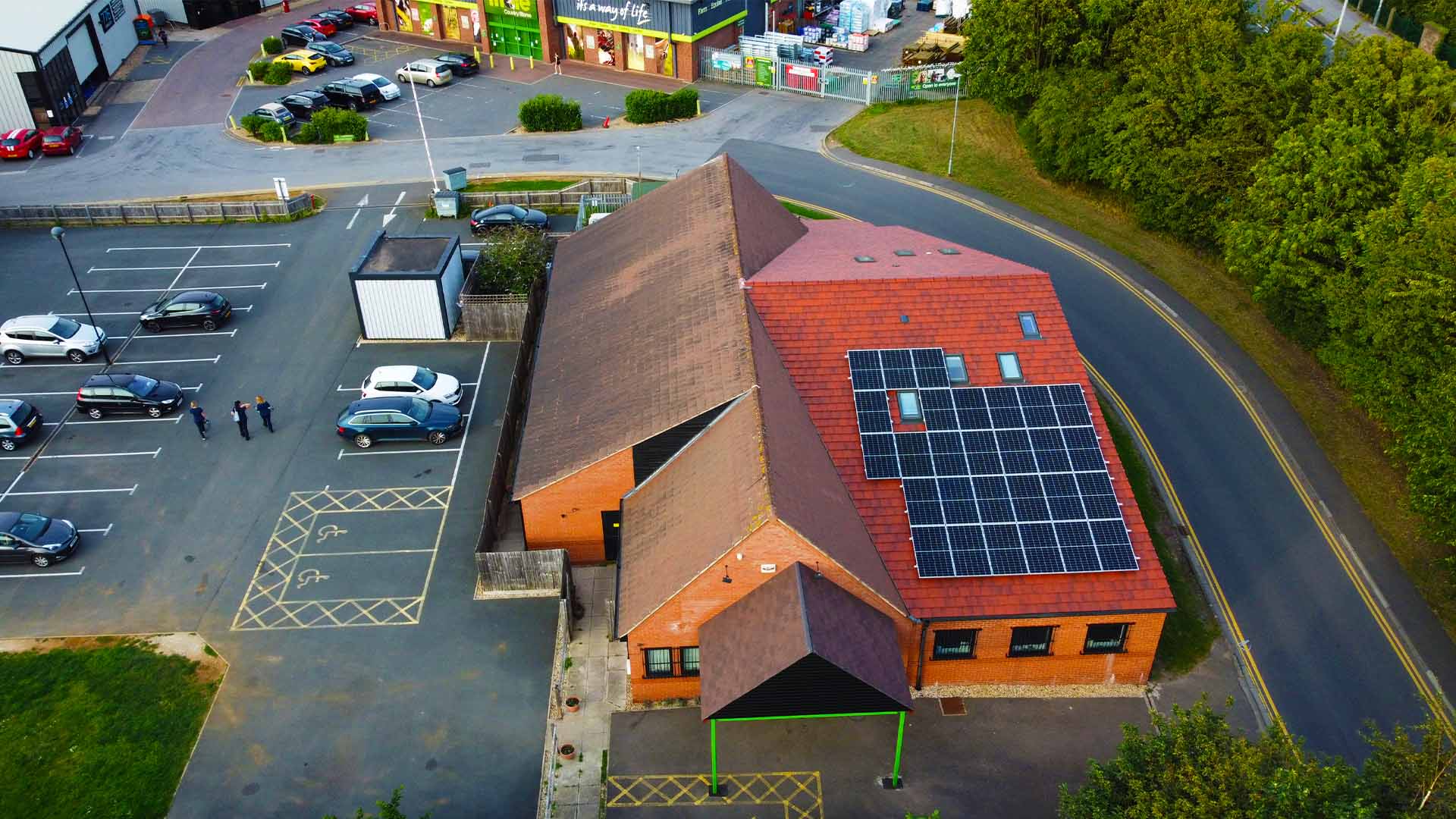 solar installation for vets
